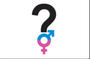 Gender question topic sign