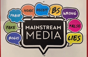 Mainstream media topic sign